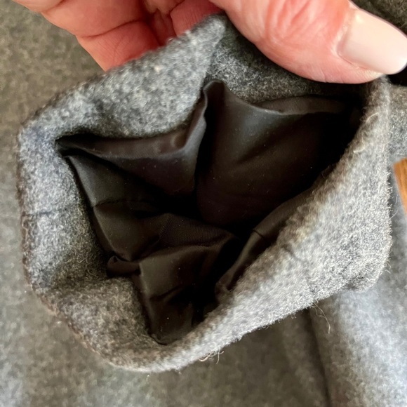 Gap Wool Blend Moto Biker Gray Jacket Size: Medium - Picture 10 of 10